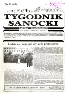Tygodnik Sanocki, 1992, nr 11