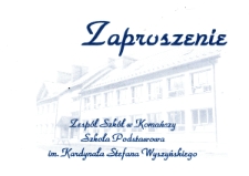 [Uroczystość poświęcenia sztandaru Zespołowi Szk&oacute;ł im. Kardynała Stefana Wyszyńskiego w Komańczy]