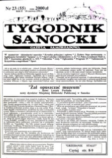 Tygodnik Sanocki, 1992, nr 23