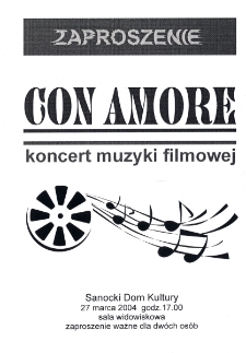 Con Amore : koncert muzyki filmowej