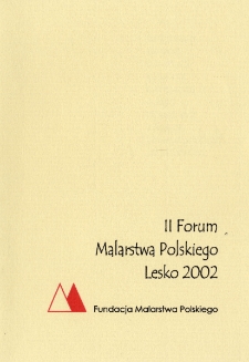 Otwarcie wystawy II-go Forum Malarstwa Polskiego Lesko 2002