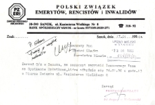 [Spotkanie Opłatkowe Polskiego Związku Emeryt&oacute;w, Rencist&oacute;w i Inwalid&oacute;w w Sanoku]