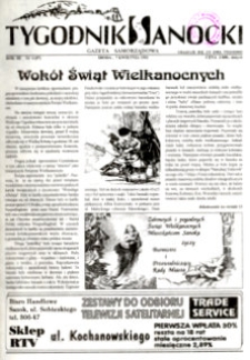 Tygodnik Sanocki, 1993, nr 4