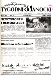 Tygodnik Sanocki, 1993, nr 13