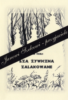 Januszowi Szuberowi &ndash; przyjaciele : wiecz&oacute;r poświęcony pamięci poety połączony z zprezentacją ostatniego tomiku poezji Jana Szelca &bdquo;Łzą żywiczną zalakowane&rdquo;