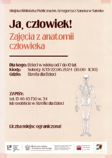 Ja, człowiek! Zajęcia z anatomii człowieka