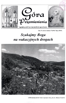 G&oacute;ra Przemienienia, 2013, nr 27