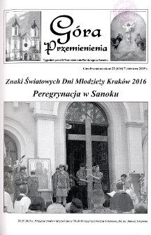 G&oacute;ra Przemienienia, 2015, nr 22