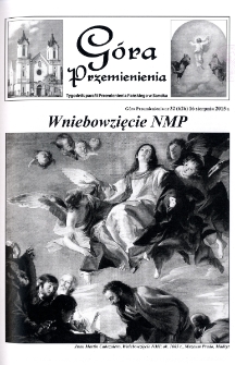 G&oacute;ra Przemienienia, 2015, nr 32