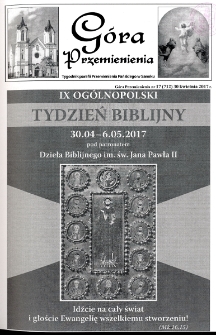 G&oacute;ra Przemienienia, 2017, nr 17