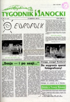 Tygodnik Sanocki, 1994, nr 33