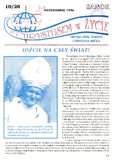 Z Chrystusem w Życie, 1996, nr 10