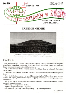 Z Chrystusem w Życie, 1997, nr 9