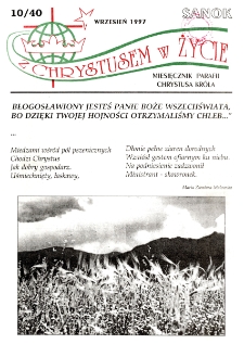 Z Chrystusem w Życie, 1997, nr 10