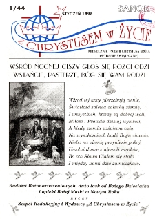 Z Chrystusem w Życie, 1998, nr 1