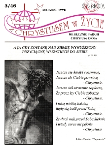 Z Chrystusem w Życie, 1998, nr 3