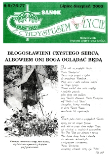Z Chrystusem w Życie, 2000, nr 8-9