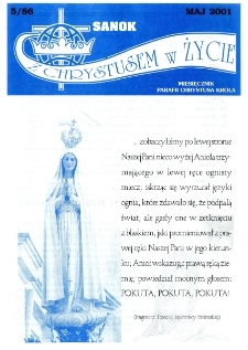 Z Chrystusem w Życie, 2001, nr 5