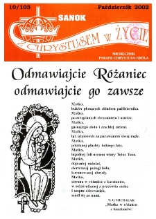 Z Chrystusem w Życie, 2002, nr 10