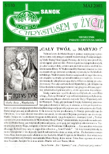 Z Chrystusem w Życie, 2003, nr 5