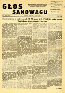 Głos Sanowagu, 1955, nr 3